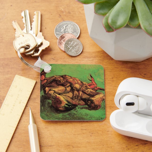 Crab on Its Back by Vincent van Gogh Keychain (Desk)