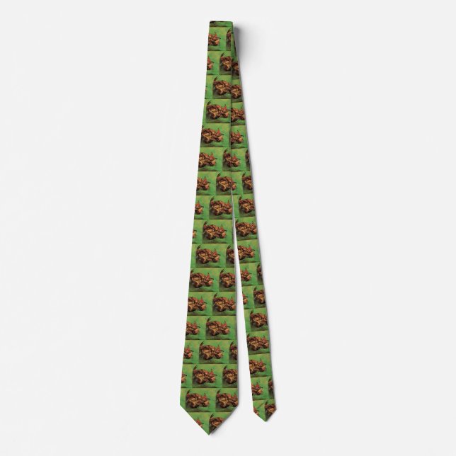 Crab on Its Back by Vincent van Gogh Neck Tie (Front)