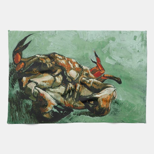 Crab on Its Back (F605)Van Gogh Fine Art Towel (Horizontal)
