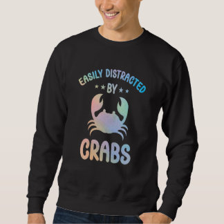 Crab Outfit for Crabs Lovers Apparel Women Girls_3 Sweatshirt
