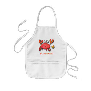 Crab Paint Smock! Kids' Apron