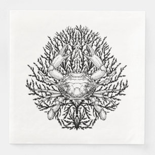 Crab Paper Dinner Napkins