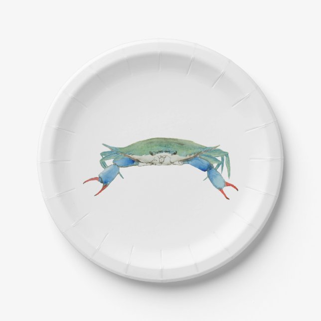 Crab Paper Plates (Front)
