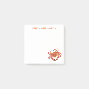 Crab Personalized Post-it Notes