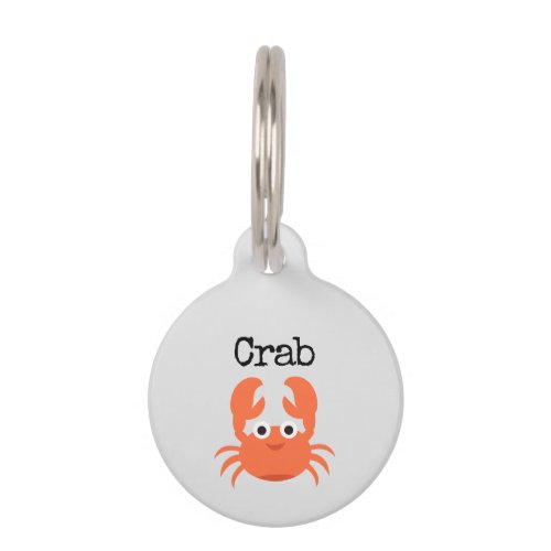 Crab Pet ID Tag