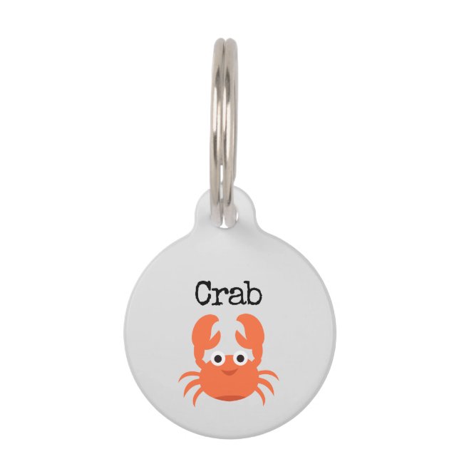 Crab Pet ID Tag (Front)