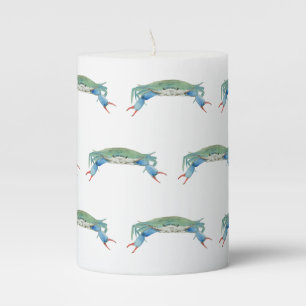 Crab Pillar Candle