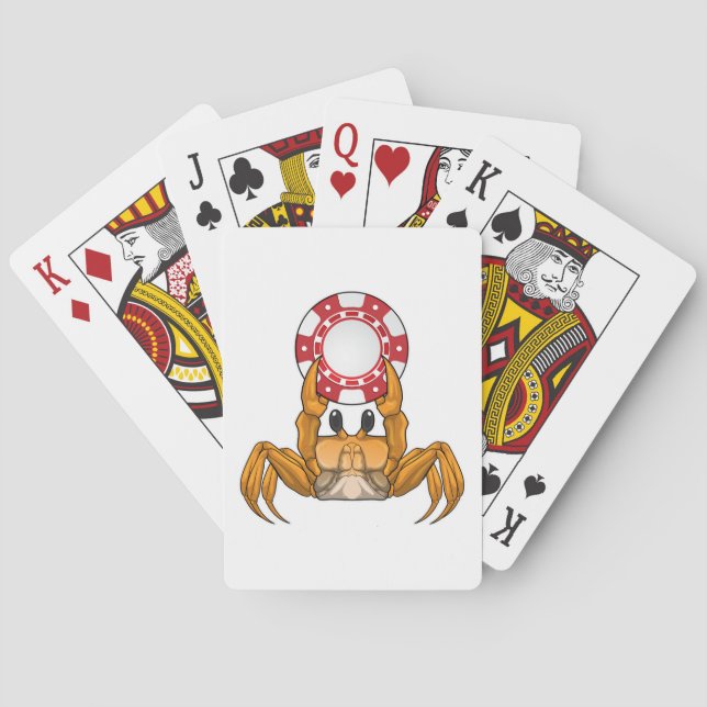 Crab Poker Poker chips Cards (Back)