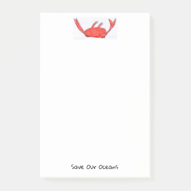 crab post-it notes (Front)