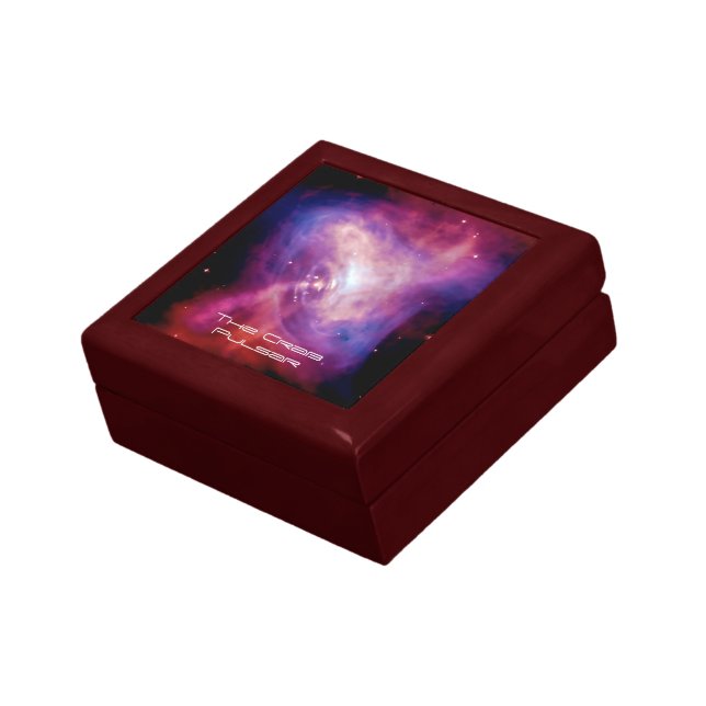 Crab Pulsar Time Lapse - Neutron Star Keepsake Box (Side)