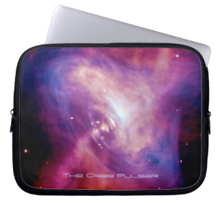 Crab Pulsar Time Lapse - Neutron Star Laptop Sleeve