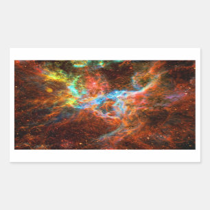 Crab Pulsar Time Lapse - Neutron Star Rectangular Sticker