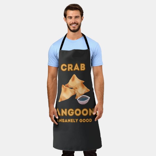 Crab Rangoon Insanely Good  Apron (Worn)