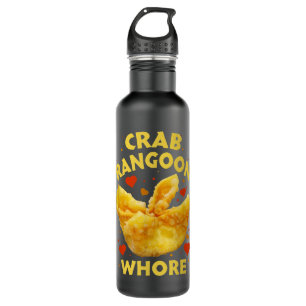Crab Rangoon W.h.o.r.e Crab Rangoon Lovers Stainless Steel Water Bottle