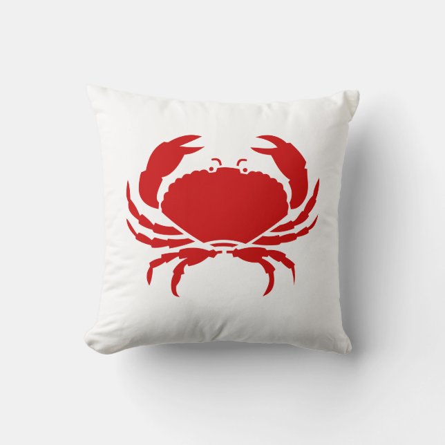 CRAB red pillow (Front)