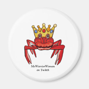 Crab Royalty, MeWarriorWoman on Twitch Magnet
