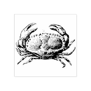 Crab Rubber Stamp