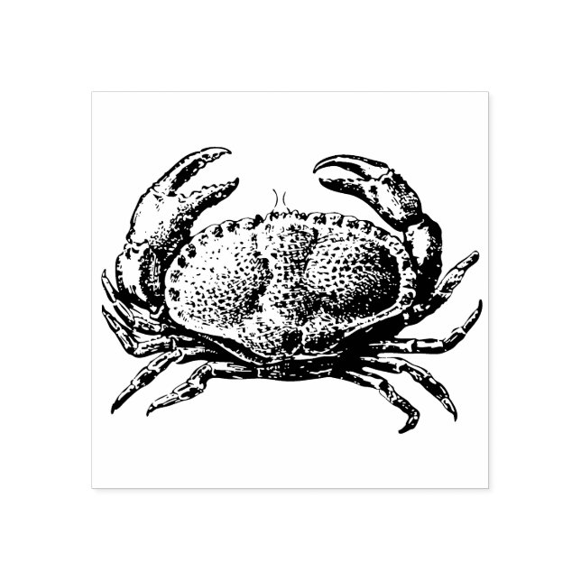Crab Rubber Stamp (Imprint)
