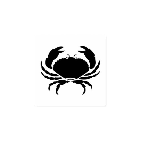 Crab Rubber Stamp