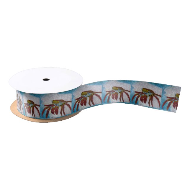 Crab Satin Ribbon (Spool)