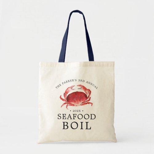 CrabSeafood Boil  Seafood  Themed Party Tote Bag