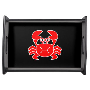crab serving tray