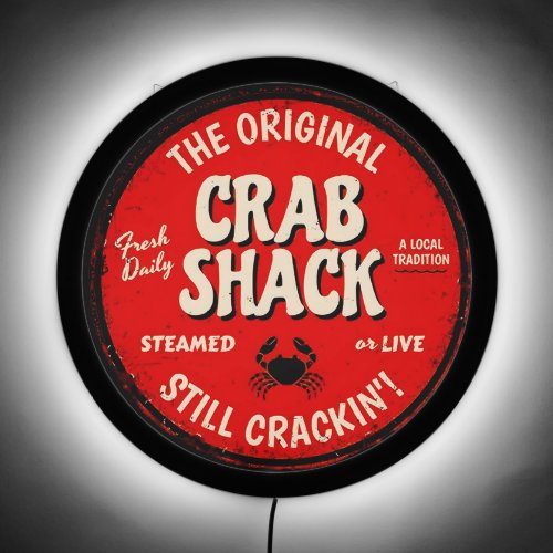 Crab Shack LED Sign