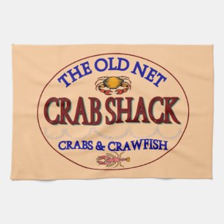 Crab Shack Logo Hand Towel