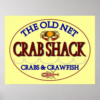 Crab Shack Logo Poster