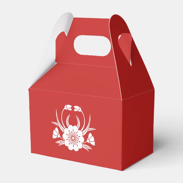 Crab-shaped cherry blossom favor boxes (Back Side)