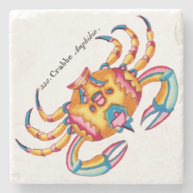 Crab Stone Coaster (Front)