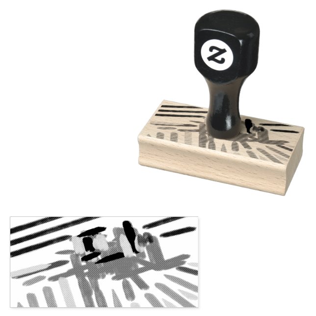 Crab  summer  rubber stamp (Stamped)