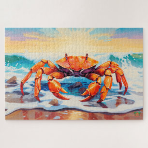 🐙Crab-tastic Beach Day🦀 Jigsaw Puzzle