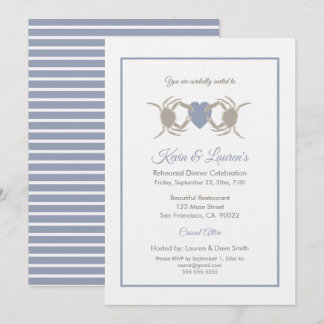 Crab Theme  Seafood | crab boil | rehearsal dinner Invitation