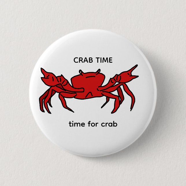 CRAB TIME button (Front)
