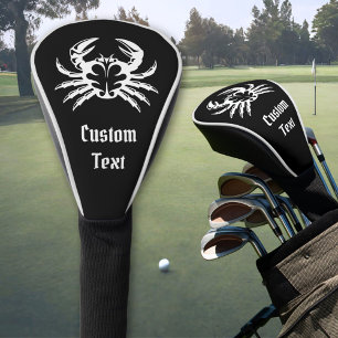 Crab White Golf Head Cover