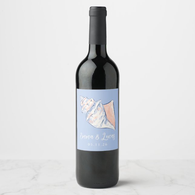 crab wine label (Front)