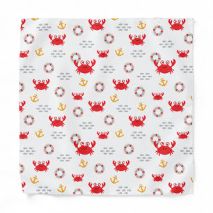 Crab with Lifebuoy Bandana