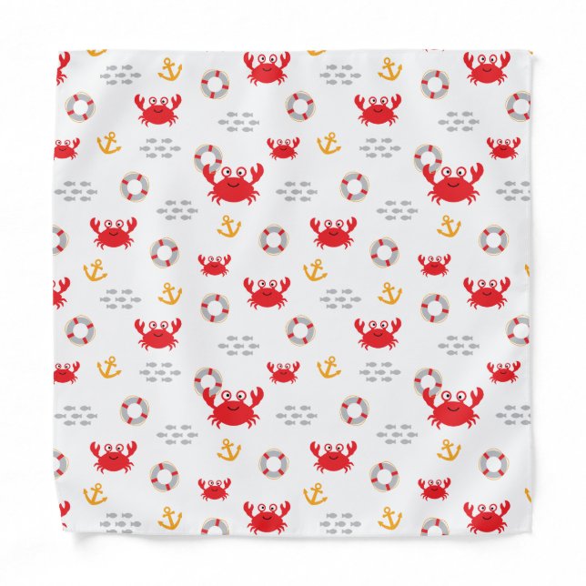 Crab with Lifebuoy Bandana (Front)