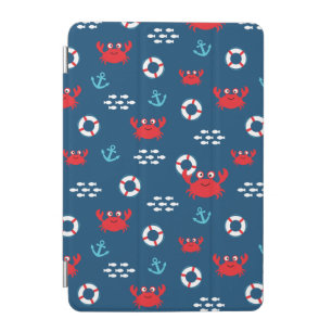 Crab with Lifebuoy iPad Mini Cover