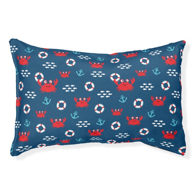 Crab with Lifebuoy Pet Bed (Front)