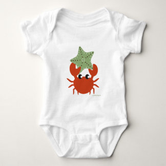 Crab with Starfish Shirt