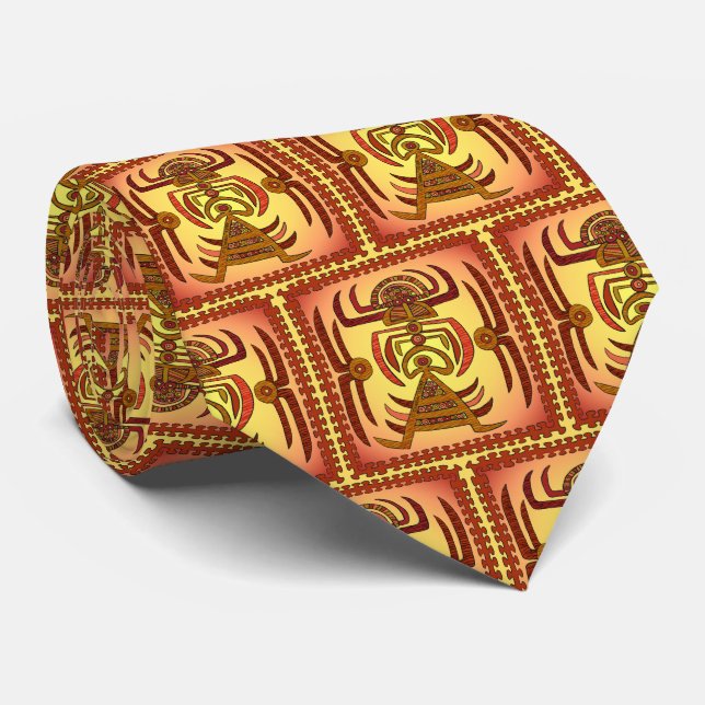Crab Woman  Neck Tie (Rolled)