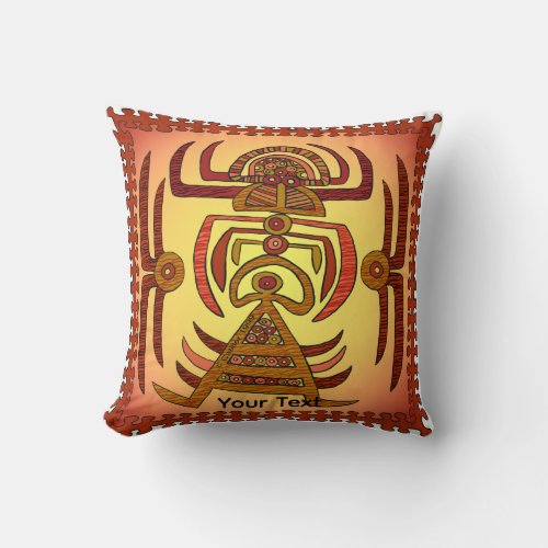Crab Woman Throw Pillow