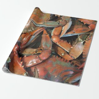 Crab Wrapping Paper