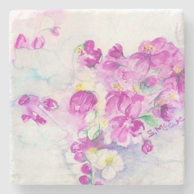 Crabapple blossom Coaster (Front)