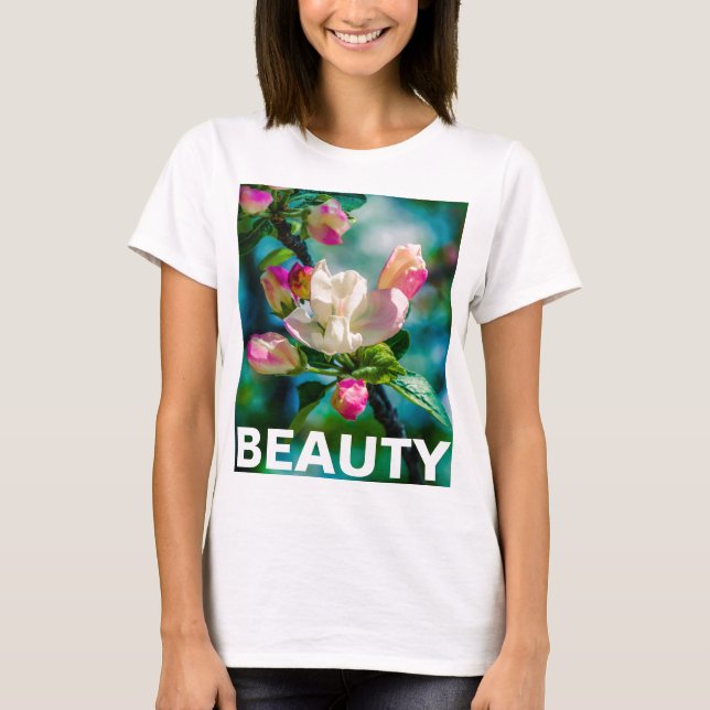 Crabapple flower and buds T-Shirt (Front)