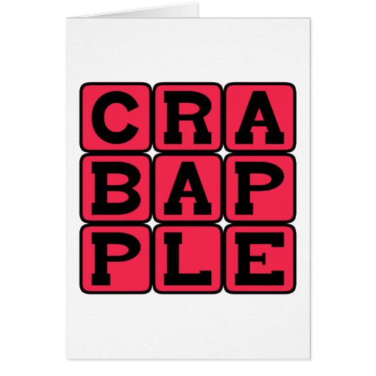 Crabapple, Fruit Cards (Front)