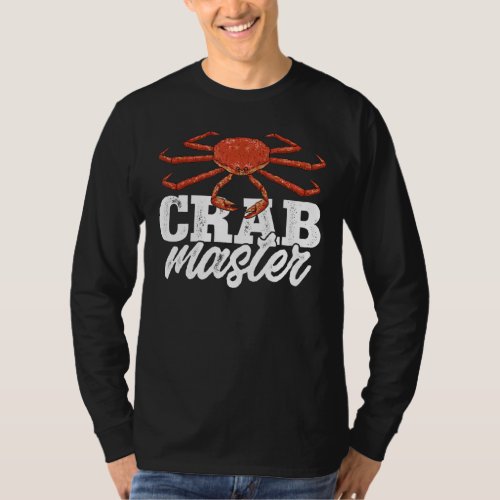 Crabbing Crab Master Alaska Red King Crab Hunter T_Shirt