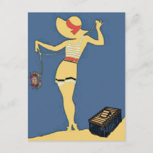 Crabbing In The Bay Postcard